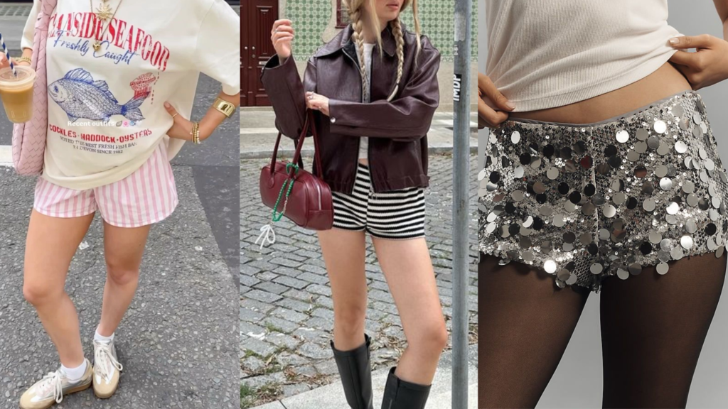 Shorts, Micro Shorts, Party outfits, Casula outfits, Summer Outfits, Spring 2025 fashion trends