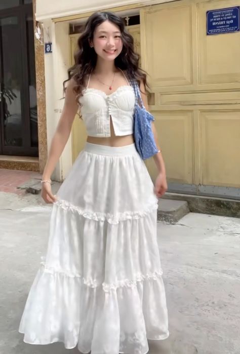 Skirts, denim skirt, flared skirts, maxi skirt